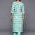 women ethnic motifs printed regular kurta with trousers
