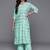 women ethnic motifs printed regular kurta with trousers