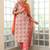 women printed regular kurta with trousers & with dupatta