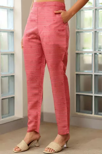 women printed regular kurta with trousers & with dupatta