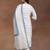 women printed regular kurta with trousers & with dupatta
