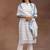 women printed regular kurta with trousers & with dupatta