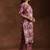 women floral printed regular kurta with trousers & with dupatta