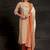 women floral printed regular sequinned kurta with trousers & with dupatta