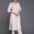 women regular kurta with trousers & with dupatta