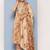 women ethnic motifs printed regular sequinned kurta with trousers & with dupatta