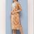 women ethnic motifs printed regular sequinned kurta with trousers & with dupatta