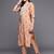women paisley printed regular thread work kurta with trousers & with dupatta