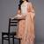 women paisley printed regular thread work kurta with trousers & with dupatta