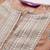 women paisley printed regular thread work kurta with trousers & with dupatta