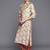 women floral printed regular kurta with trousers & with dupatta