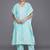 women floral printed regular thread work kurta with trousers
