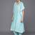women floral printed regular thread work kurta with trousers