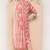 women ethnic motifs printed regular thread work kurta with trousers & with dupatta