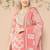 women ethnic motifs printed regular thread work kurta with trousers & with dupatta
