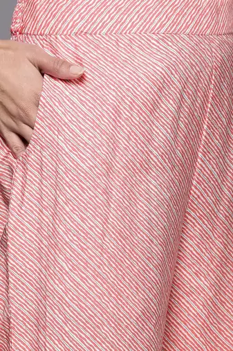 women ethnic motifs printed regular mirror work kurta with trousers & with dupatta