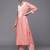 women ethnic motifs printed regular mirror work kurta with trousers & with dupatta