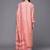 women ethnic motifs printed regular mirror work kurta with trousers & with dupatta