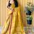 Yellow tissue saree