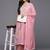 women floral printed tiered kurta with palazzos & with dupatta