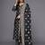 women ethnic motifs printed regular gotta patti kurta with trousers & with dupatta