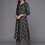 women ethnic motifs printed regular gotta patti kurta with trousers & with dupatta