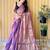 Purple women tissue saree