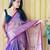 Purple women tissue saree