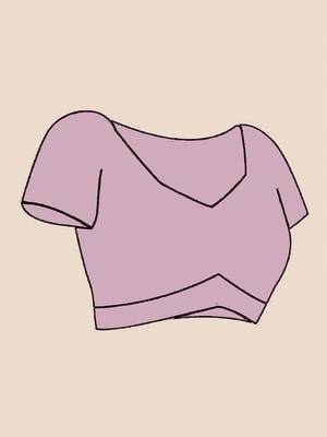 Purple women tissue saree 5