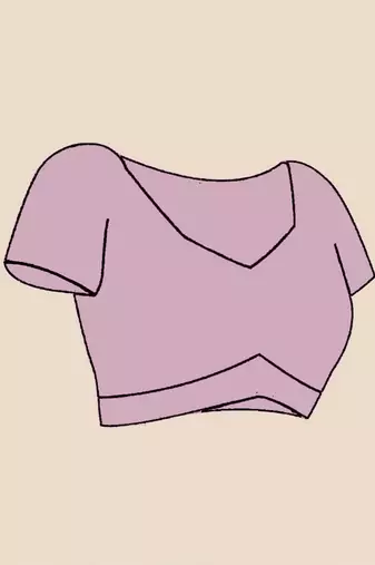 Purple women tissue saree