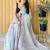 Grey tissue saree