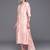 women printed regular thread work kurta with trousers & with dupatta