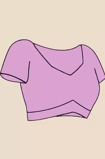 Pink women tissue saree with blouse piece