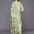 women ethnic motifs printed regular thread work kurta with trousers & with dupatta