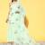 women floral printed regular kurti with sharara & with dupatta