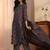 women ethnic motifs printed regular kurta with trousers & with dupatta