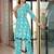 women floral printed regular kurta with trousers