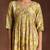 women floral printed tiered sequinned kurta with trousers & with dupatta