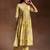 women floral printed tiered sequinned kurta with trousers & with dupatta