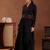 women tiered thread work kurta with trousers