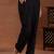 women tiered thread work kurta with trousers