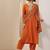 women ethnic motifs embroidered kurta with harem pants & dupatta