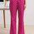 libas fuchsia pink floral print a-line suit set with dupatta