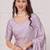 Mauve embellished beads and stones satin saree