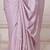 Mauve embellished beads and stones satin saree