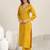 ethnic motifs embroidered straight sequinned kurta with trousers & dupatta