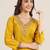 ethnic motifs embroidered straight sequinned kurta with trousers & dupatta