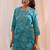 women floral printed regular kurta with trousers & with dupatta