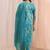 women floral printed regular kurta with trousers & with dupatta