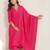 women ethnic motifs embroidered thread work kurta with trousers & dupatta
